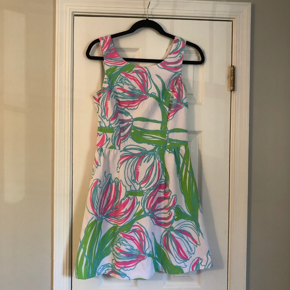 Lilly Pulitzer Tulip Print Sleeveless Dress
